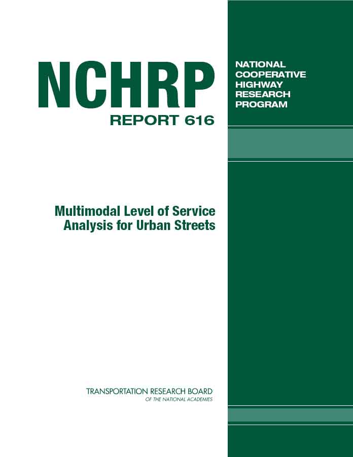 Nchrp 3 70 Multimodal Level Of Service For Urbanized Arterials Landis Evans Partners 6585